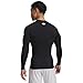Under Armour Men's Armour HeatGear Compression Long-Sleeve T-Shirt , Black (001)/White, Medium
