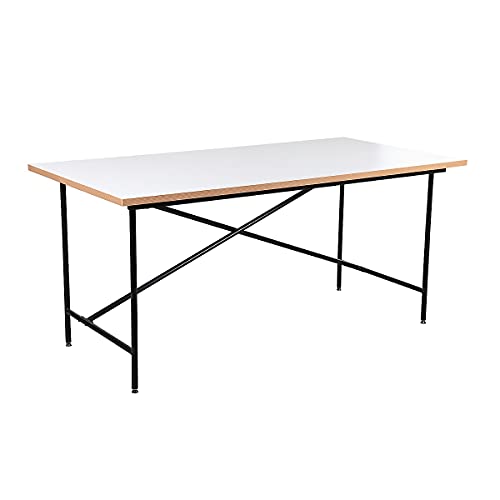 Novigami Bürotisch Yori | Klappbar | Ohne Rollen | HxBxT 740 x 1800 x 800 mm | Klappbarer Schreibtisch Esstisch Arbeitstisch Cover