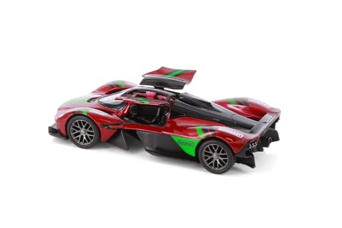 Modelo a escala 1:36 Aston Martin Valkyrie Rojo miniatura 5