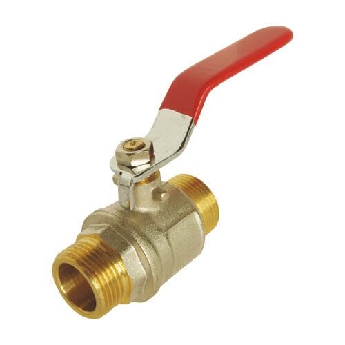 SOMATHERM FOR YOU - Kugelhahn - Doppel männlichen 15/21 - Wendeflachgriff