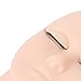 ZJchao Lash Mannequin Head, Eyelash Extension Mannequin Head with 3 Pairs Removable Eyelids Doll Head Double Layer Lashes Replaced Eyelids Training Mannequin Head Practices Kit for Makeup Practice