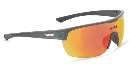 Hobie Echo Polarized Rectangular Sunglasses, Satin Graphite, OSFA