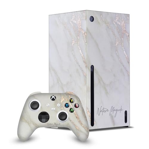 Skin Xbox Series X Nature Magick motifs artistiques or enveloppement vinyle
