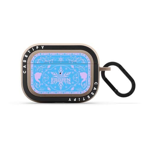 Protection AirPods Pro chic CASETiFY Flocon d'Anna taupe mat boîtier robuste haut de gamme