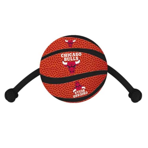 All Star Dogs NBA Basketball Toy Plush Ball Tough Rope Pet Toy