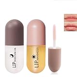 Lip Plumper Gloss,Lip Care Serum,Filler para labios natural,Natural Lip Plumper Enhancer,Suero para el cuidado de los labios día y noche,Volumiza,Hidrata