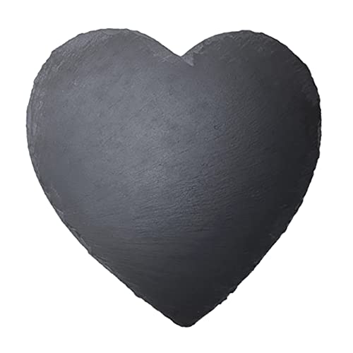 MAGICLULU Bandeja De Piedra Tabla De Quesos Plato Para Servir En Forma De Corazón Tabla Para Embutidos 25 X 25 Cm