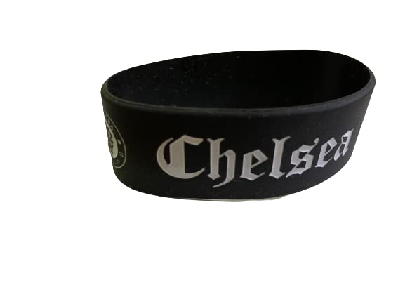 Football Club Black Rubber Wristband (B09SX498R1) Amazon Price History, Amazon Price Tracker