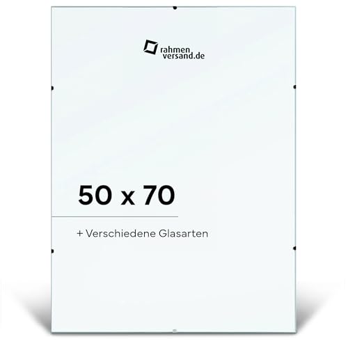 PANORAHMA BILDERRAHMEN Rahmenloser Bilderrahmen 50x70 cm/Glasbilderrahmen zum Aufhängen an der Wand/Bilder Rahmen
