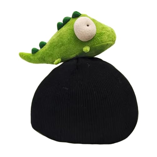 rockible Snow Ski Helmet Cover Ski Helmet Decoration Portable Decor Snowboard Cartoon Soft Multifunction Warm Comfortable Knitted Cap, Green