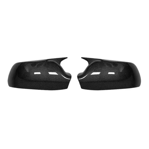 車のバックミラーハウジング Compatible With Mazda 2 For Demio 2002 2003 2004 2005 2006 2007 クローム 車外側バックミラーハウジング ケースカバー キャップパーツ 1組(Black B)