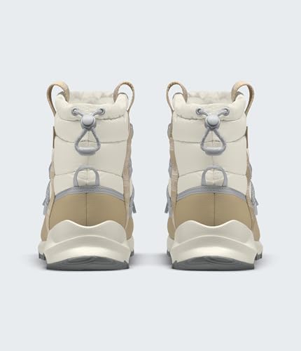 THE NORTH FACE Women's ThermoBall Lace Up Waterproof Boot | Insulated Winter Boot, Durable Rubber Outsole, Glacier Gray/Gravel, 64