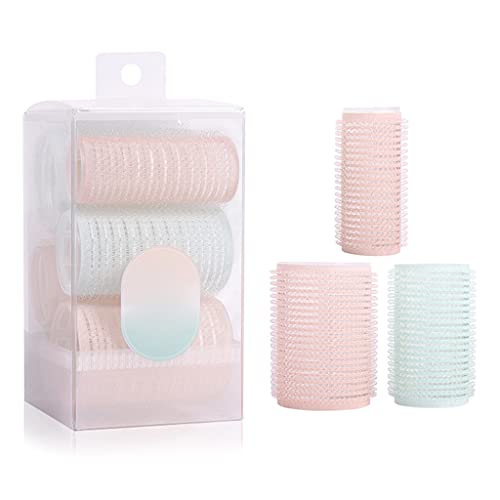 WOEIFGV 6Pcs/Set Hair Rollers Curlers Bangs Self-Adhesive Hair Volume Hair Curling Tool