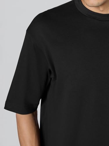 Image of XYXX Drift Oversized Tshirt for Men | 100% Combed Cotton | Solid Roundneck Drop Shoulders Half-Sleeve T Shirt