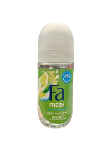 Fa - Desodorante Roll-On Limones del Caribe - 50ml (pack de 6)...