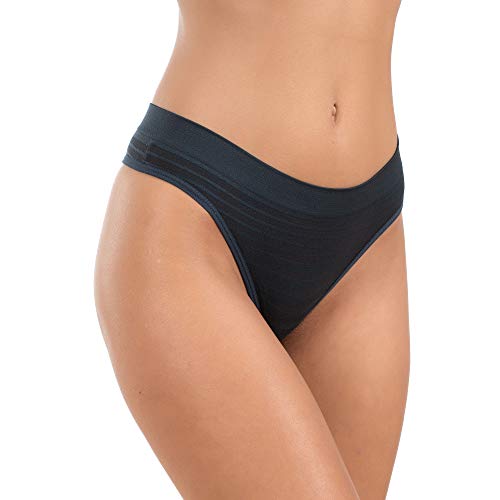 Image of Alyce Ives Intimates Womens Seamless No Show Thong, Pack of 12