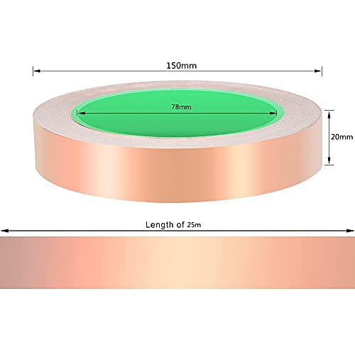 4 Rotoli Nastro in Rame con Adesivo