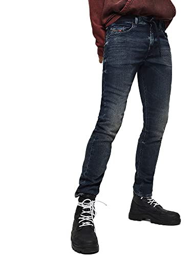 Diesel Thommer CB-NE 069GD Jean de jogging pour homme Regular Slim Skinny, bleu, 38W