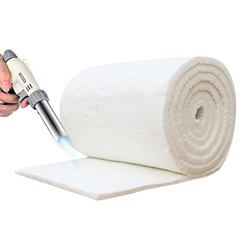 Joberio Aguja silicato Aluminio, Manta Aislante Alta Temperatura Fibra cerámica Gruesa, Manta Aislante Fibra cerámica, Algodón Aislante Caldera Alta Temperatura, Algo