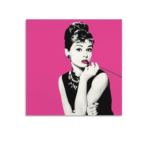 Audrey HepburnI[h[wbvo[eBt@j[̒Hf|X^[ vg LoX G ǃA[g _ z[ Ԃ牺 |X^[ 摜 ǂ̊G ŉ Mtg24x24inch(60x60cm)