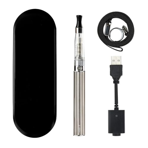 Discoball E-cigarette Vape Pen Starter Kit Classic E-cig Pen, Electronic Cigarette Top 1.6ml Cartridge Refill, No Nicotine
