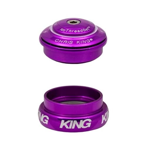 NXLO(Chris King) InSet 8 3D Violet ZSi[X^bNj UpperFZS44 / 28.6 LowerFEC44 / 33 1-1/8" > 1-1/4" KiΉ wbhZbg