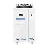 Industrial Water Chiller CW-6000BN Chiller 12L, 3000W Cooling Capacity for Engraving & Cutting Machines, AC 1P 220V, 60Hz