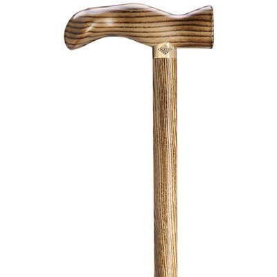 Amazon.com : Ergonomic Extra Wide Dynamic Cane Scorched Maple Shaft ...
