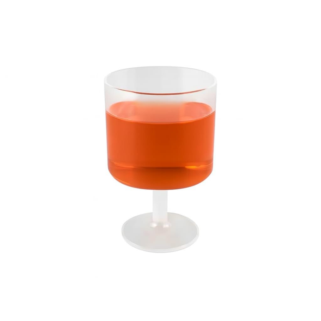 PacknWood Reppoly Copa Vino Reutilizable Transparente Plástico 150ml 24 Uds | 6.3x5x10.4 cm, Hostelería Catering Eventos, Ref 294PPVIN15EM
