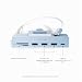 SATECHI USB-C Klemm-Hub für 24-Zoll-iMac und Studio Display, Blau