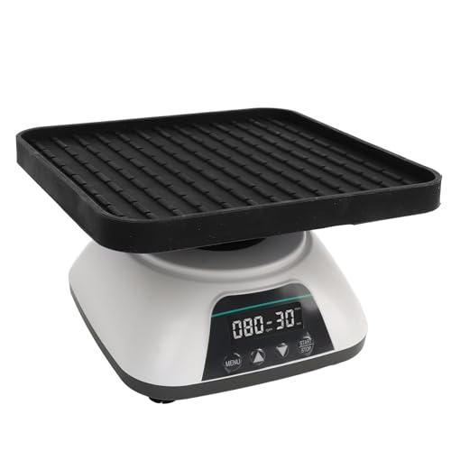 HHCCTEO Digital Orbital Shaker Adjustable Speed, Wide Application Digital Orbital Shaker 10° Tilting 10?80RPM Large Flat Tray for Chemistry