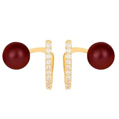 Dark Red-14K Gold Plated