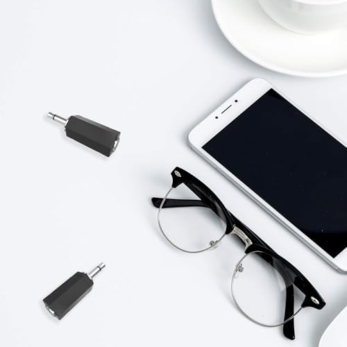 Image of MX 2.5mm Male to 3.5mm Female Audio Adapter Converter, Stereo /Mono AUX Jack for Headphones, Earphones, Headsets, Speakers & Audio Systems, Durable Metal Connector, Plug & Play (Pack of 2)