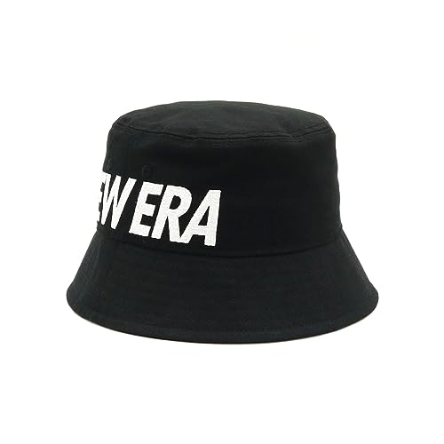 New Era キッズ バケットハット エッセンシャル ブラック L/XL KIDS BKT01 ESSENTIAL BLK WHI