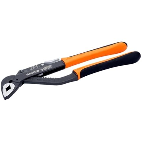 Bahco 8224 Slip Joint Pliers with Adjustable Grip Cover
