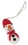 Photo Gallery guru shop statuetta di pupazzo di neve in feltro, decorazione natalizia in feltro, colore rosso, 6 x 3 cm, decorazione natalizia Photo Gallery guru shop statuetta di pupazzo di neve in feltro, decorazione natalizia in feltro, colore rosso, 6 x 3 cm, decorazione natalizia