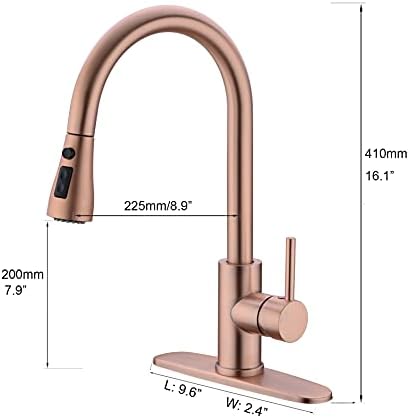 Rose Gold Kitchen Faucet Review: Stylish Functional Pick