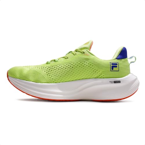 Tenis Fila Racer Speedzone Masculino, Verde/Azul Royal/Laranja, 41