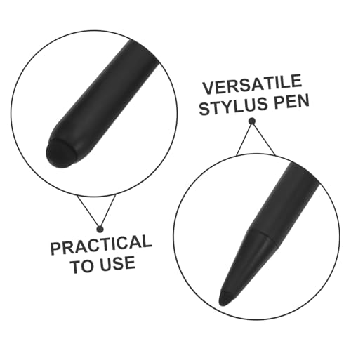 Lápiz óptico de diseño cómodo y preciso en ABS negro resistente con sistema de doble punta 3