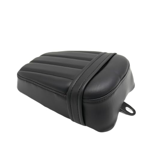 Selle arrière de moto biplace en PU noir pour Softail Slim FLS FXS 2012-2017