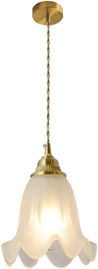 Lustre simple fleurs français pour éclairage doux