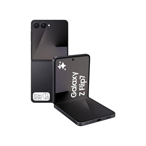 Samsung Galaxy Z Flip7, Al Phone, Jetblack, 256GB Storage, 12GB M...