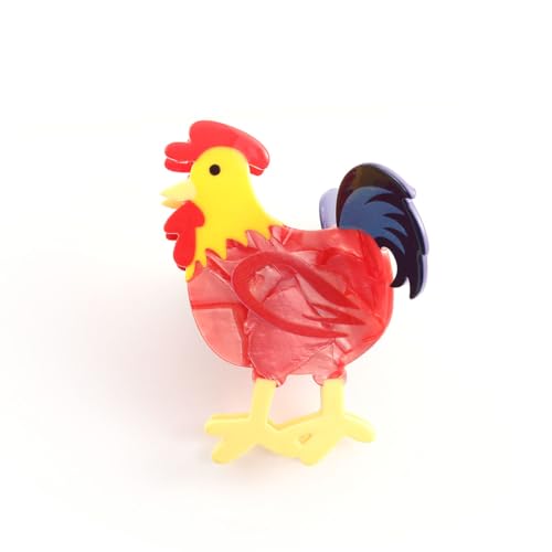 Chicken Claw Clip,Chicken Shape Animal Hair Clip,Big Rooster Hair Clip Animal Shape Hair Clips for women ,Acetate Barrettes For Girls New Big Claw Barrettes
