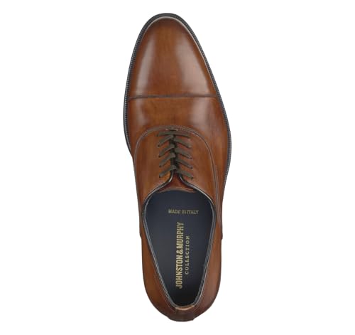 Image of Johnston & Murphy Flynch Cap Toe Lace-Up Dress Shoe