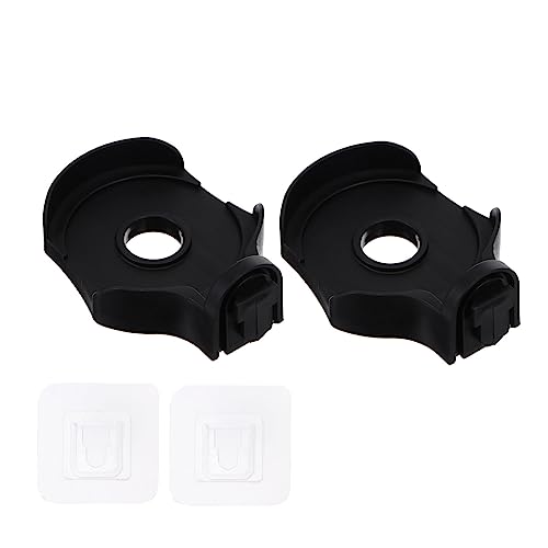 MUCKLILY Wall Bracket for Soap Dispenser No-Punch Installation Wall-Mounted Soap Dispenser Bracket Gel Bottle Holder Abs Material for Office Hospital Home