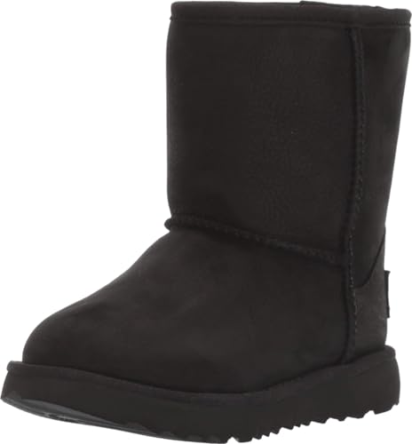 UGG T Classic Short Ii Wp, Botte tendance fille, NOIR, 21 EU