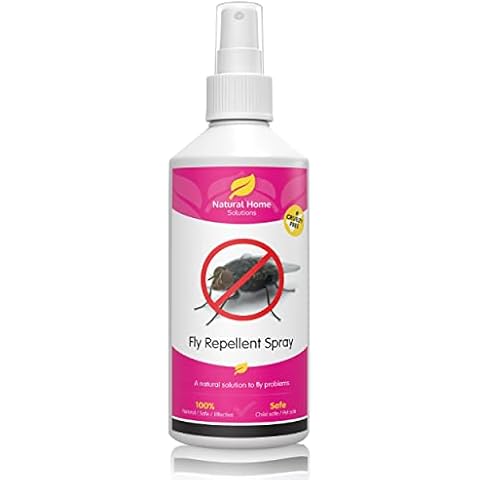 Fly Insect Repellent Spray Stop Flies in House Mosquito Housefly Horsefly Fruit Fly Insects Bugs Stop Flies from Coming Into House Citronella Peppermint Lemongrass 250ML Cover