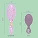 Wet Brush Disney Princess Rapunzel Original Detangler Hair Brush, Pain-Free Knot Removal, Flexible Bristles Detangle Wet or Dry Strands, Works on All Hair Types, Ergonomic Handle, Reduces Breakage