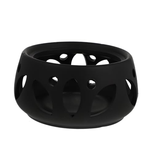 LABRIMP 1pc Ceramic Teapot Warmer High Base for Efficient Heating for Use Design Easy to Clean and Maintain