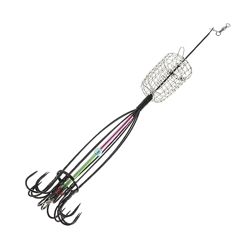 balacoo 1Pc Fishing Cage Lightweight Bait for Eels Crabs Lobsters Shrimps Durable Portable Fishing Gear for Fisherman Fishing Enthusiasts